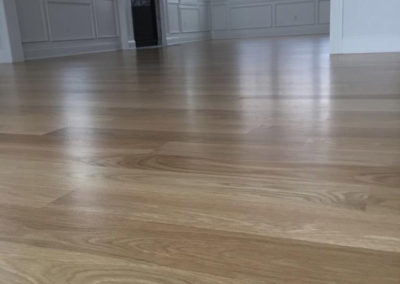New hardwood floor